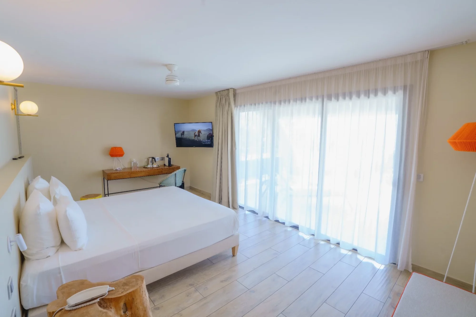 Chambre Océan lumineuse et élégante du 2A Boutik Hôtel