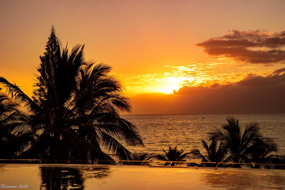 Bar rooftop coucher de soleil à La Réunion